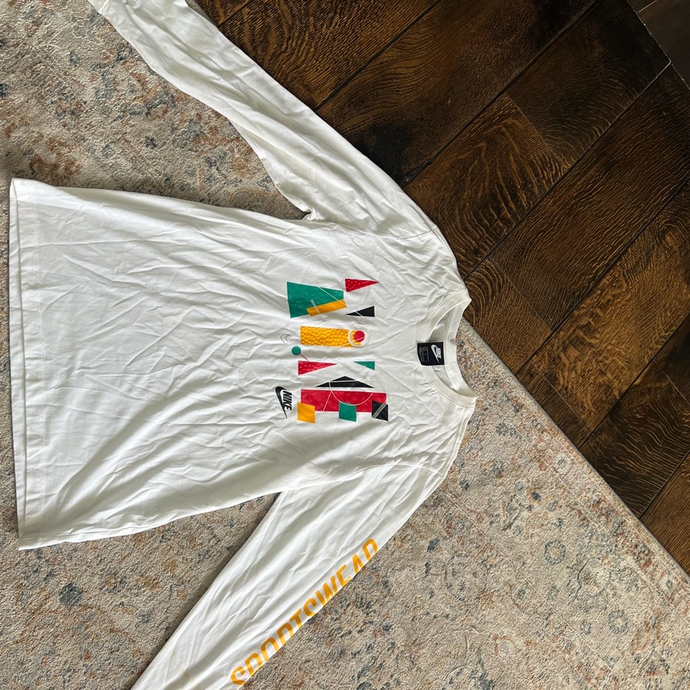 Nike White Crew Neck Tee